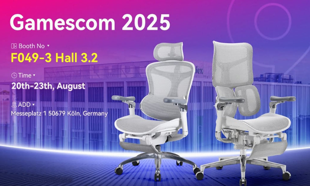 Ready to Sit Like a Pro at Gamescom 2025? Sihoo Lands in Cologne