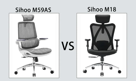 Sihoo M18 vs. Sihoo M59AS: Which Ergonomic Office Chair Should You Choose?