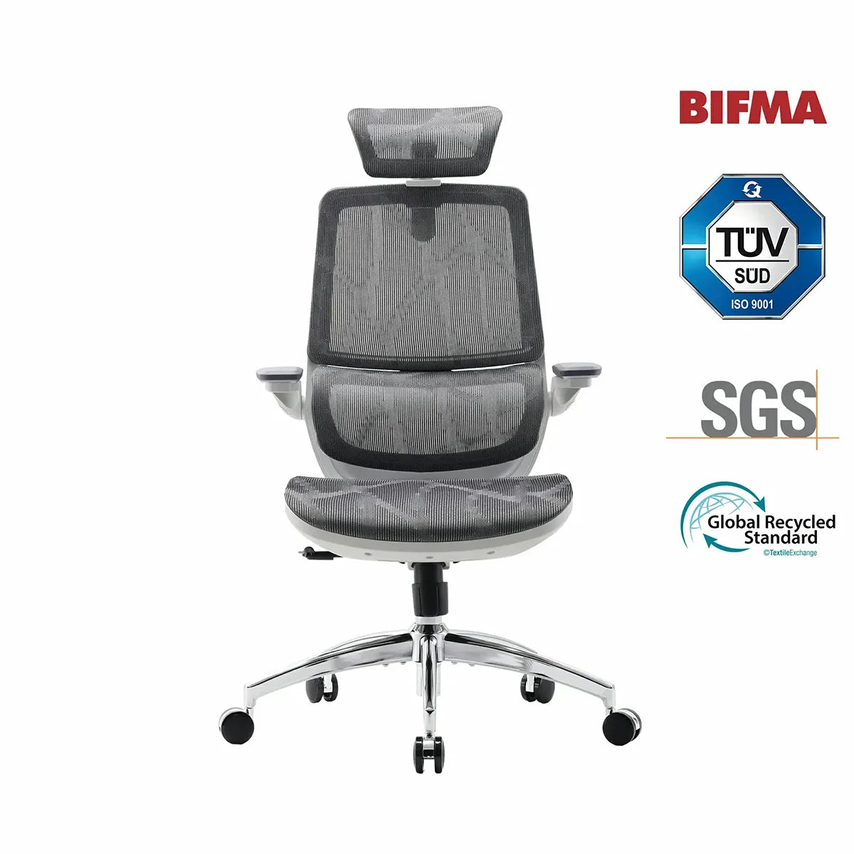 Sihoo M59AS Space-Saving Ergonomic Office Chair with Flip-Up Arms