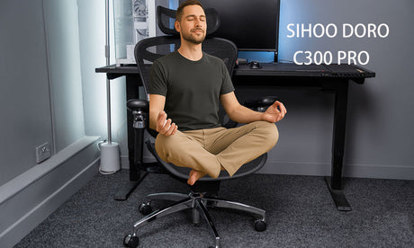 Sitting Cross-Legged in a Chair