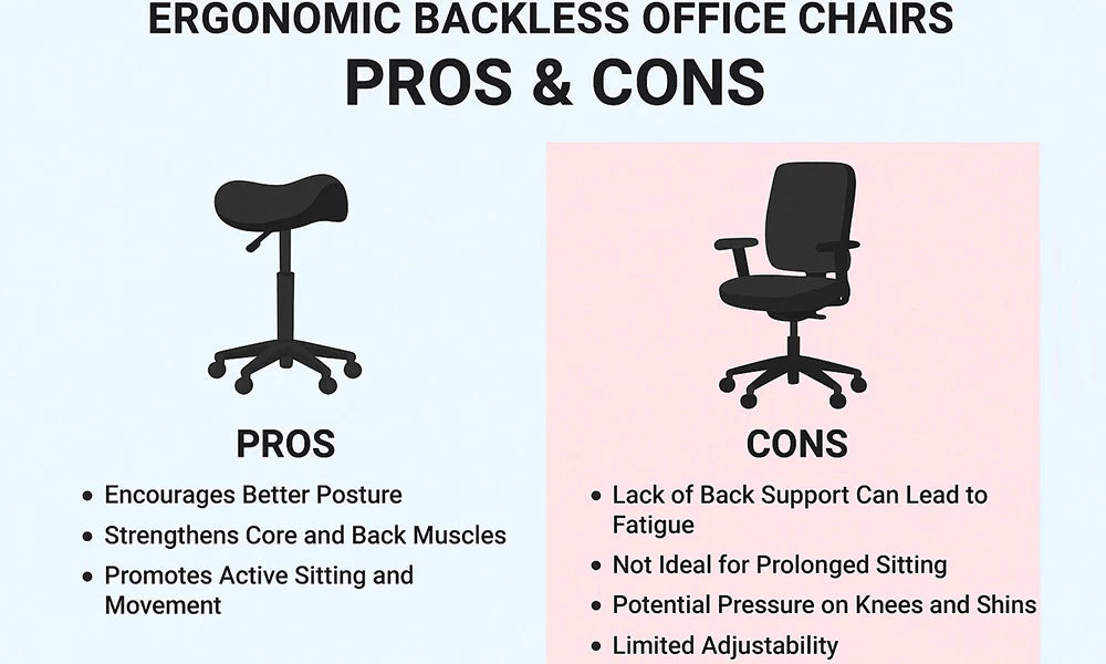 Ergonomic Backless Office Chairs: Pros & Cons