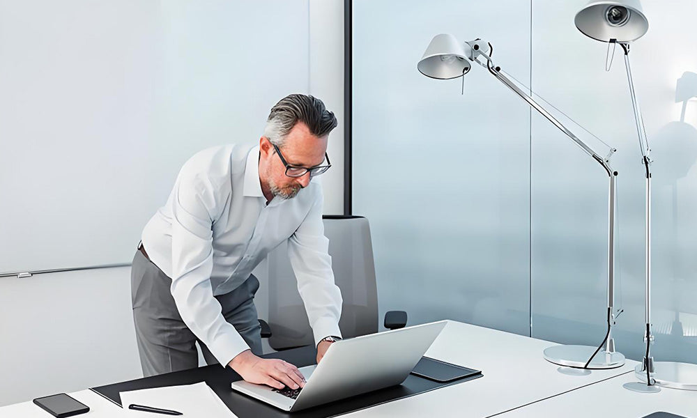 How Should a Tall Person Sit at a Desk