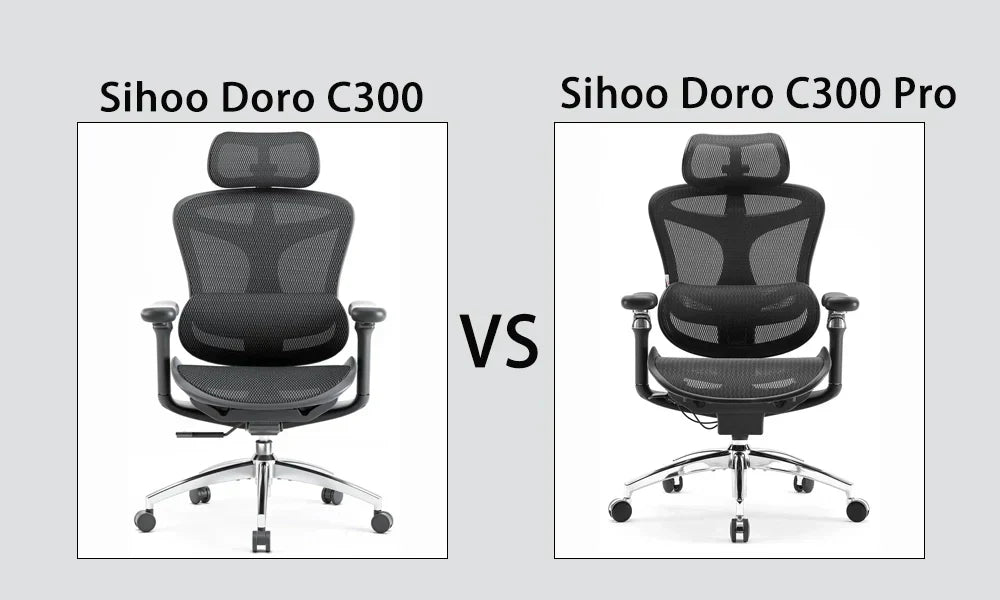 Sihoo Doro C300 vs. Sihoo Doro C300 Pro: Which Ergonomic Chair Should You Choose?