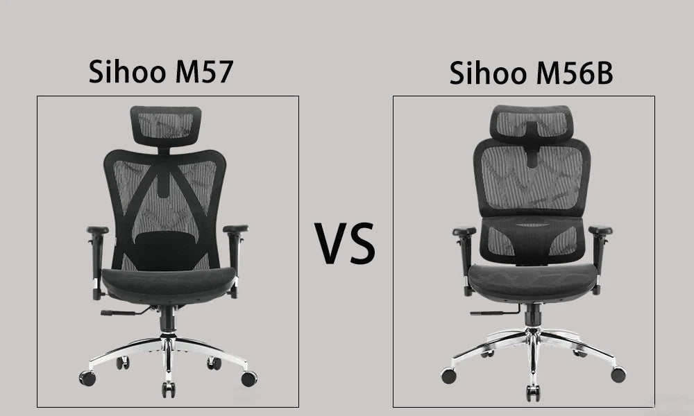 Sihoo M57 vs Sihoo M56B: Which Ergonomic Chair Fits You Best?