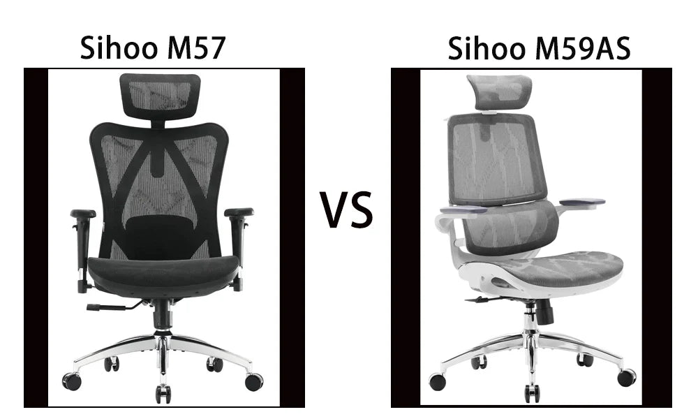 Sihoo M57 vs M59AS: Which Ergonomic Office Chair Should You Choose?