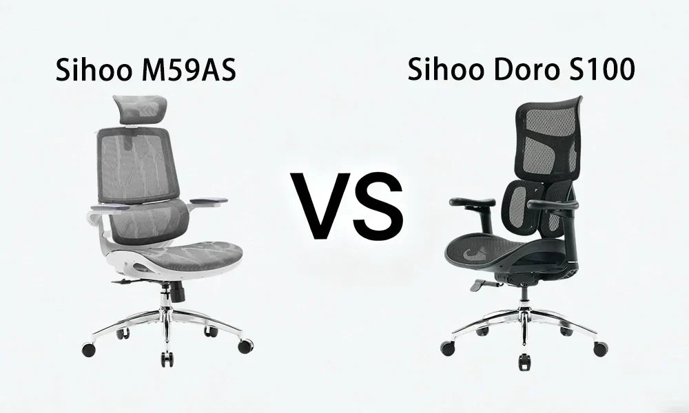 Sihoo M59AS vs Sihoo Doro S100: Which Ergonomic Chair Should You Choose?