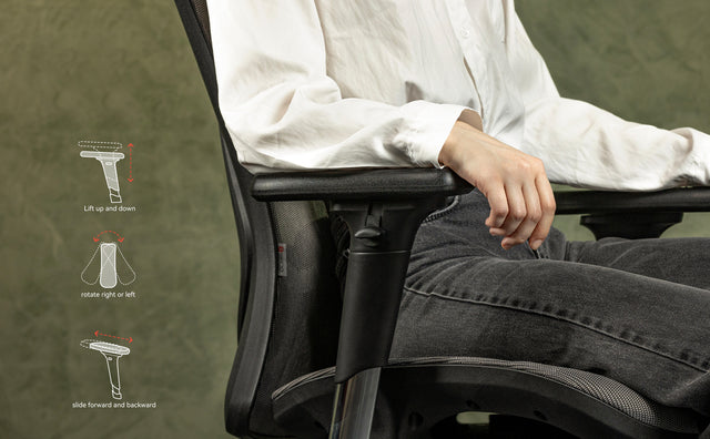 3D Armrests for Full Support