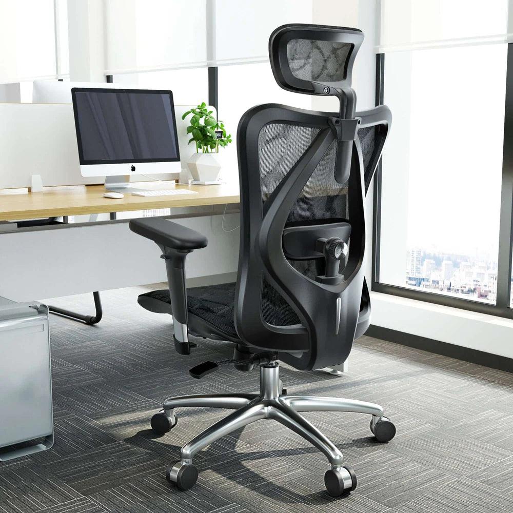 SIHOO M57 Ergonomic Office Chair with 3 Way Armrests Lumbar Support and  Adjustable Headrest High Back
