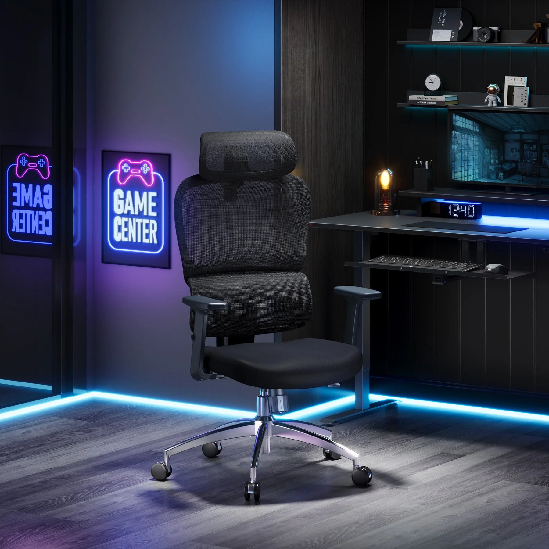 M56C Mesh Ergonomic Office Chair with Ultra-Wide Backrest