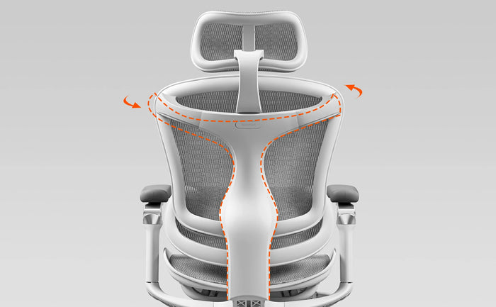 Flexible seat back that contours to your back