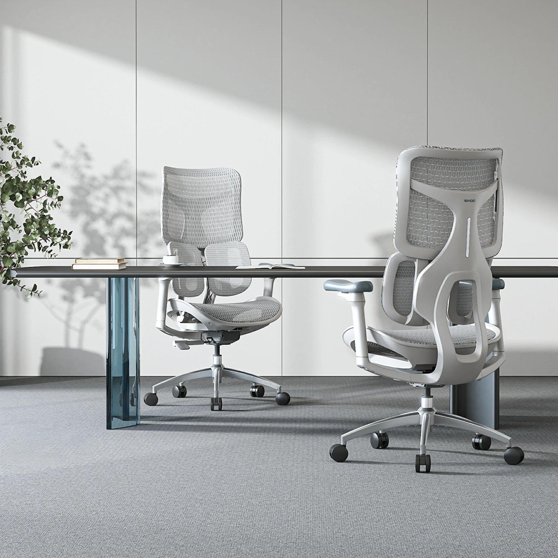 Sihoo M90C Ergonomic Office Chair with Adjustable Lumbar Support Grey