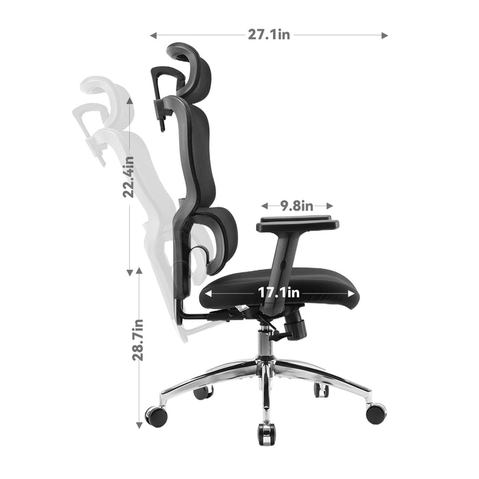 Sihoo M56C chair specifications