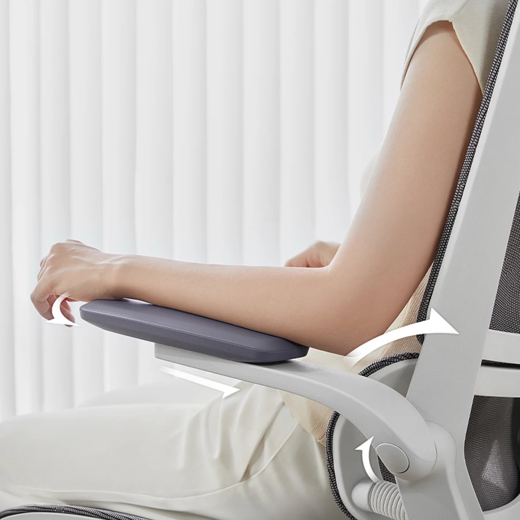 M59AS Ergonomic Office Chair with Dual-Section Backrest