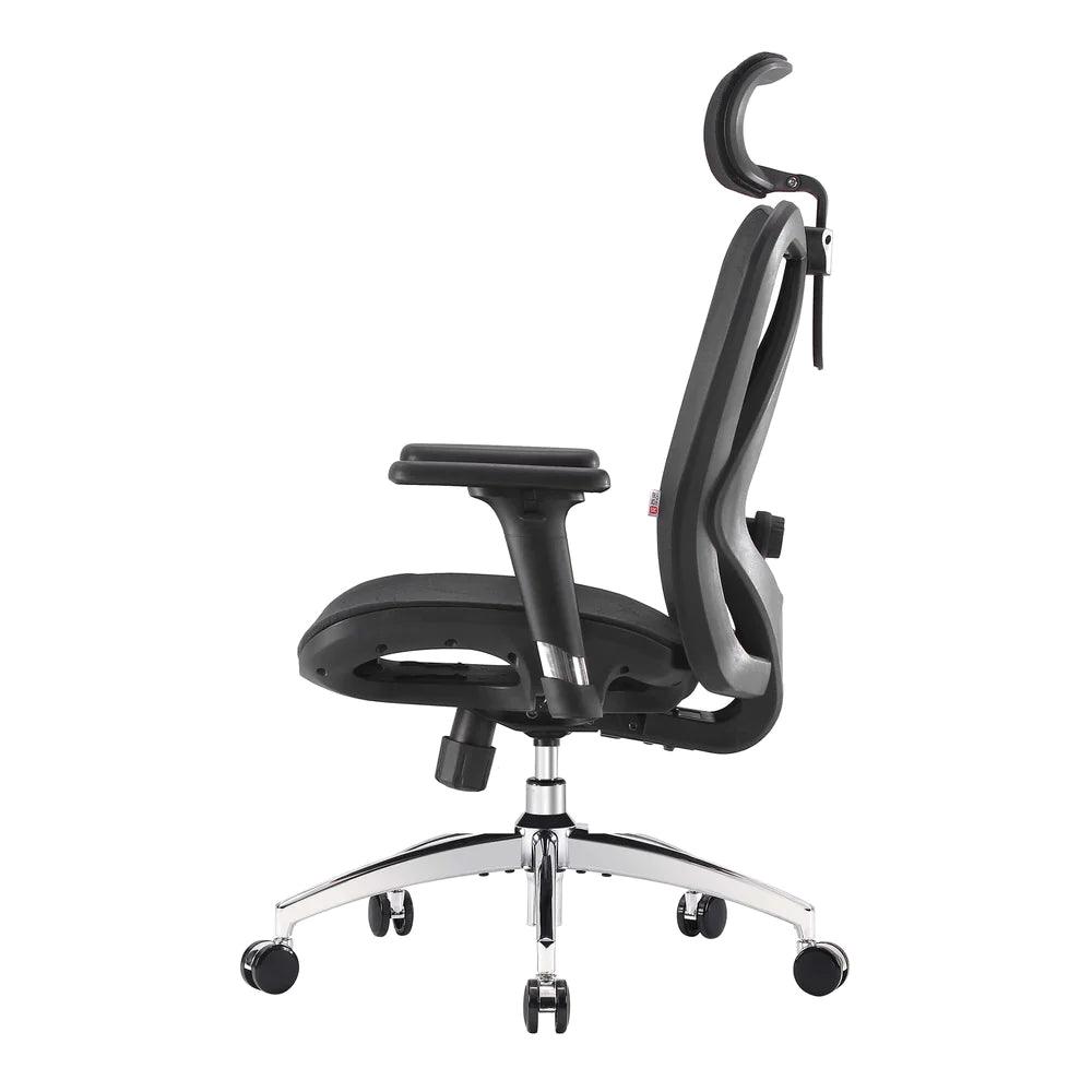 FREE DESK MAT* Sihoo M57 Black Mesh Ergonomic Office Chair