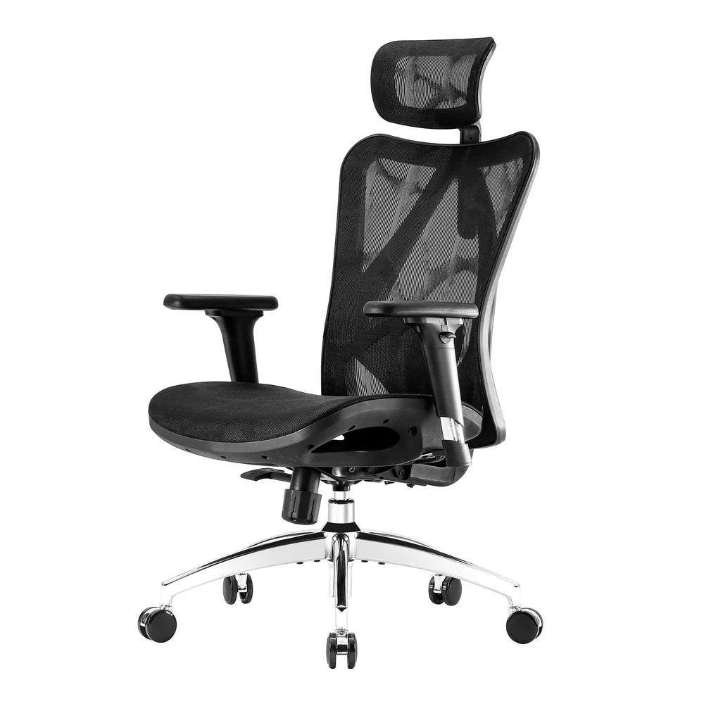  SIHOO M57 Ergonomic Office Chair with 3 Way Armrests Lumbar  Support and Adjustable Headrest High Back Tilt Function Light Grey : Home &  Kitchen