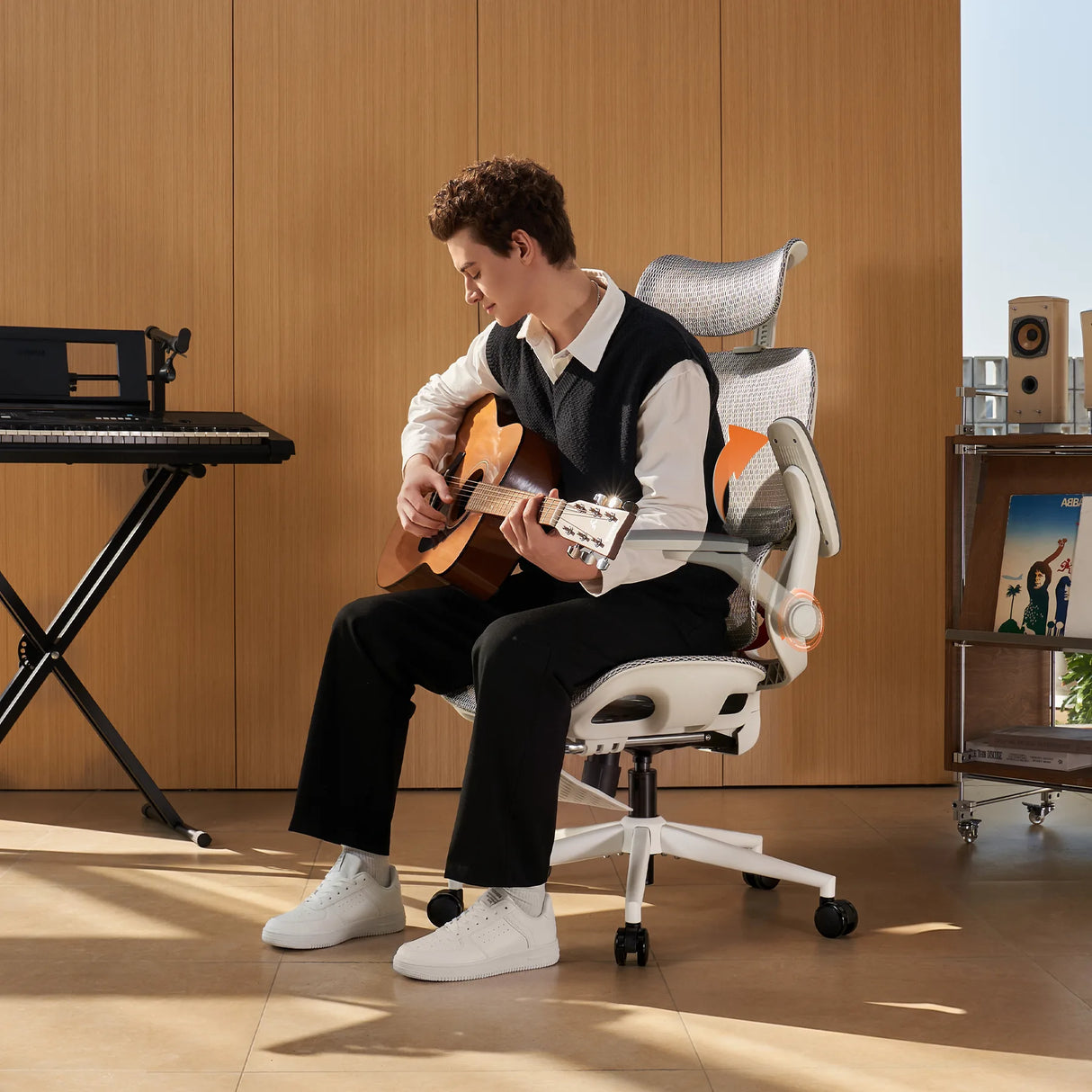 Sihoo B100 Pro Ergonomic Office Chair With Flip-Up Armrest