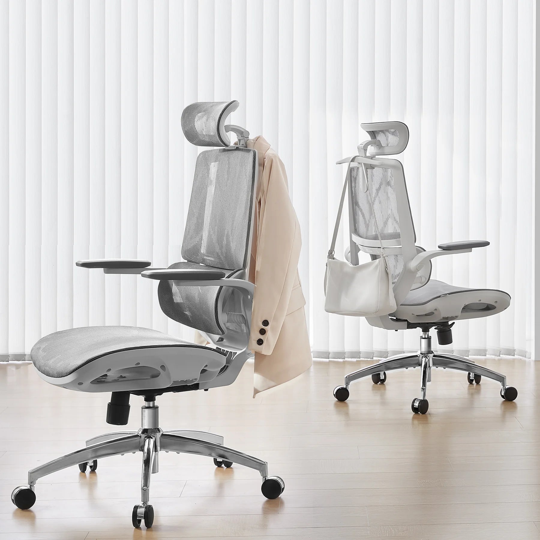 M59AS Ergonomic Office Chair with Dual-Section Backrest