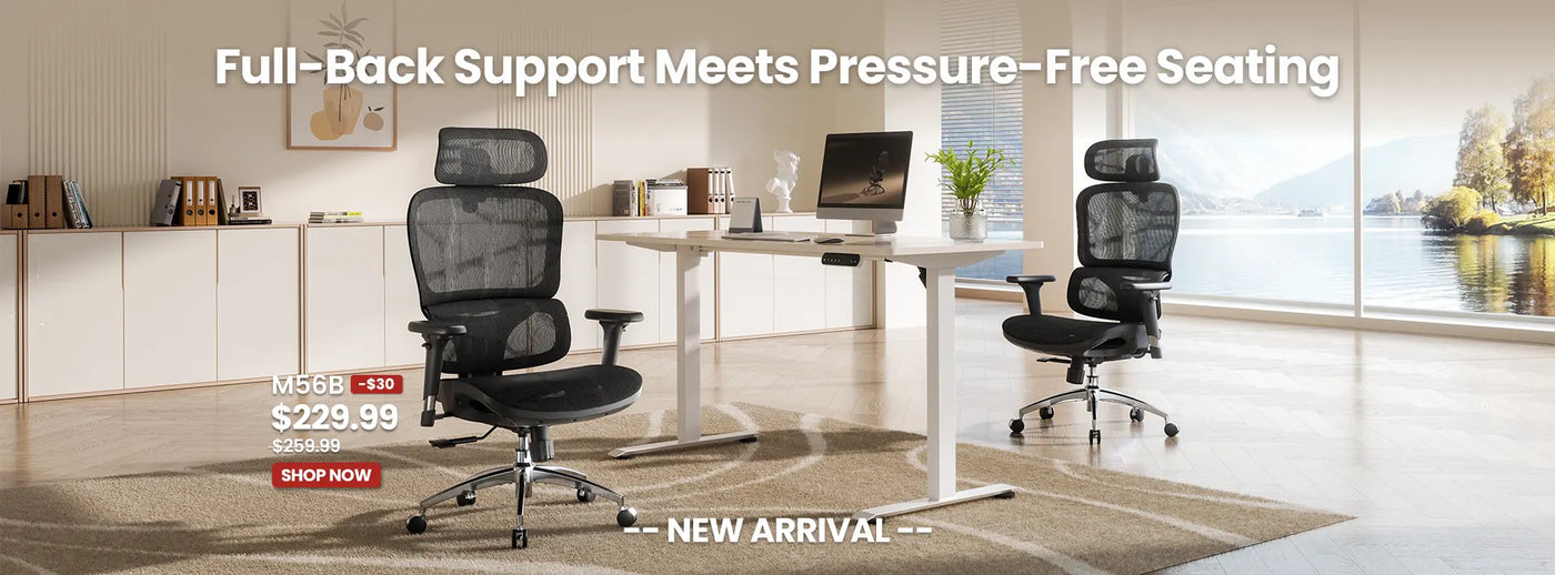 Sihoo M56B full back support meets pressure-free seating